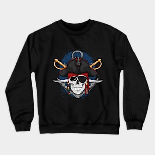 Captain Pirate Skull Crewneck Sweatshirt